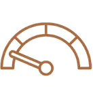Icon orange Geschwindigkeit