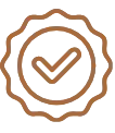 Icon orange check